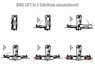 EUFAB 11535 Heckträger Bike Lift, für E-Bikes geeignet - 12
